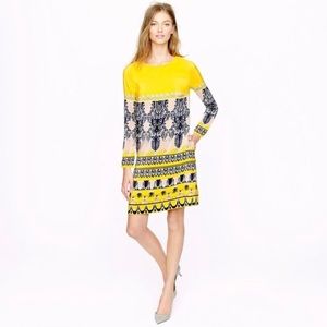 J.crew Jules Cocktail Dress in Scroll Print